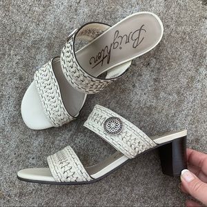 Brighton | Tailor Ivory White Braided Sandals 7.5